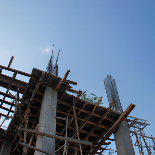 3. תמונה של בניין בבנייה המעיד על סיכונים פוטנציאליים בהשקעה בנדל"ן.