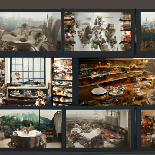 3. צילום מסך של פלטפורמה מקוונת המציגה מגוון פינות אוכל יוקרתיות מזכוכית הזמינות לרכישה.
