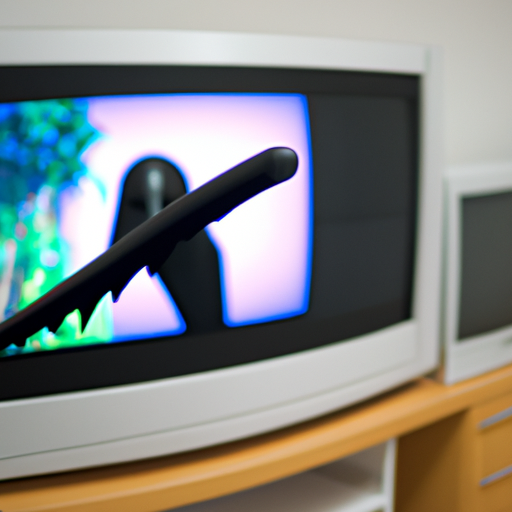 תמונה של מכשיר טלוויזיה המשמש כאמצעי הרתעה לפריצה